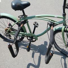 ご成約 ビーチクルーザー KB 6段変速 中古品 ボードキャリア付き エキスパート藤沢辻堂店
