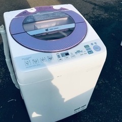 ①♦️EJ608番SHARP全自動電気洗濯機