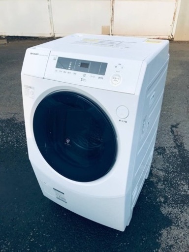 ①♦️EJ618番SHARPドラム式洗濯乾燥機