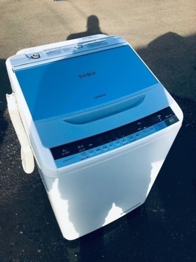 ①♦️EJ656番 HITACHI 全自動電気洗濯機
