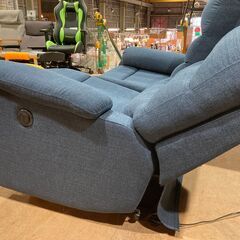 【愛品館市原店】ニトリ　２人掛けリクライニングソファ