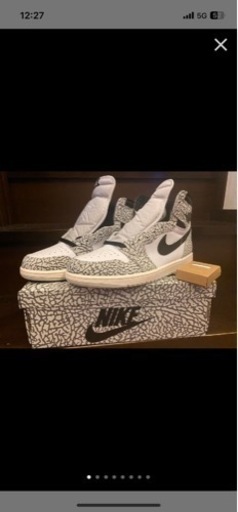 スニーカー jordan1 White cement
