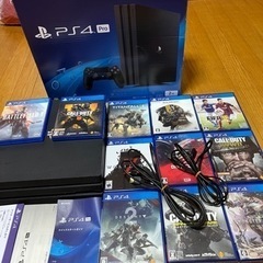 PS4 Pro ジェットブラック 2TB＋ゲームソフト11本