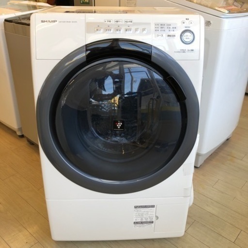 【6ヶ月安心保証付き】SHARP ドラム式洗濯機乾燥機2018年製