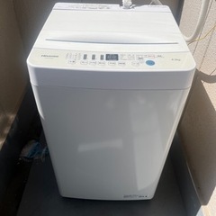 洗濯機4.5kg  無料