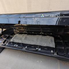 Terzo テルッツォ (by PIAA) ルーフボックス 250L~300L ローライダーフレックスエアロ コンパクト ブラック 左開き 容量可変式  