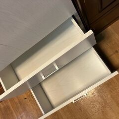 ⑥ リサイクルショップスターズ城西店 タンス 収納 洋服 衣類 白色