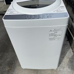 【お取引中】東芝　洗濯機　5kg　AW-5G6(W)　グランホワイト
