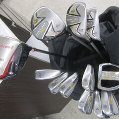 メンズゴルフセット12本 ONESIDER EM＆キャディバッグ付き YONEX 1W  ワンサイダー 札幌市北区屯田