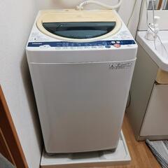 【終了】●洗濯機6.0kg　東芝AW-60GK（W）　2012年製