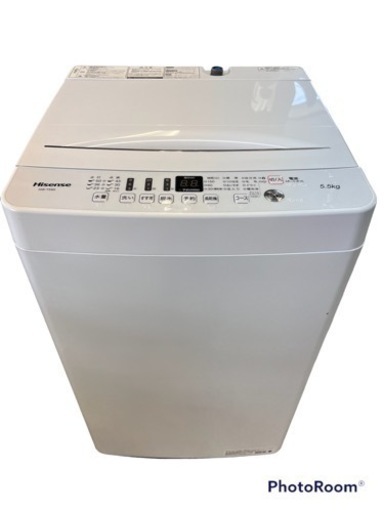 NO.254 《お値下げ中!!》【2020年製】Hisense 全自動洗濯機 5.5kg HW-T55D