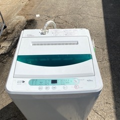 ヤマダ電気　縦型全自動洗濯機　4.5k 