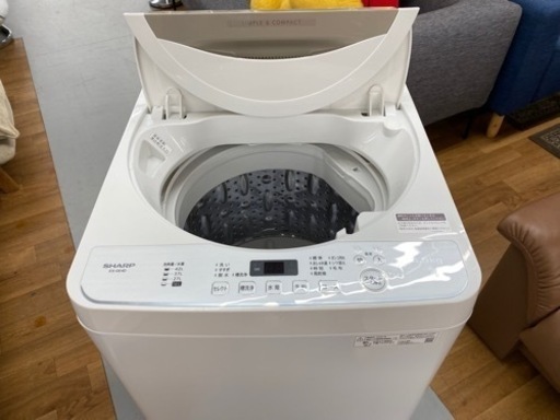 I721  SHARP 洗濯機 （4.5㎏）★ 2020年製 ⭐ 動作確認済 ⭐ クリーニング済