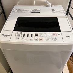 Hisense 洗濯機　4.5kg