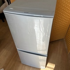 【引取】シャープノンフロン冷凍冷蔵庫 SJ-D14C-S 2017年製