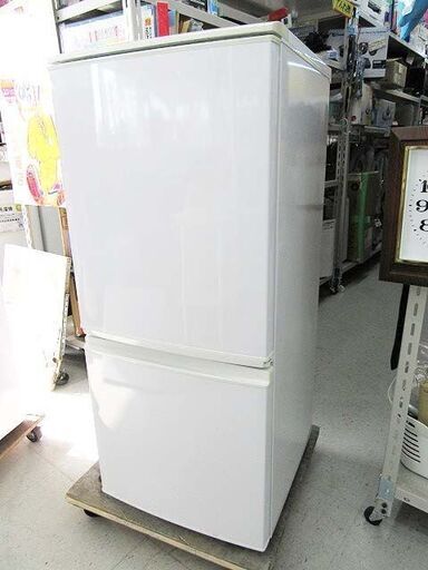 【恵庭】シャープ ノンフロン冷凍冷蔵庫 2011年製 137L SJ-UW14-W 動作OK 中古品 paypay支払いOK!