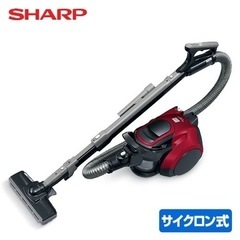 シャープ SHARP サイクロン掃除機 EC-VP1R レッド