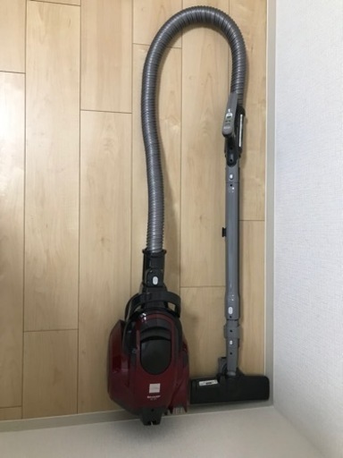 シャープ SHARP サイクロン掃除機 EC-VP1R レッド