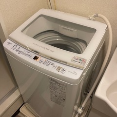 最新‼️美品‼️高性能AQUAグラストップ7kg洗濯機！ AQW...