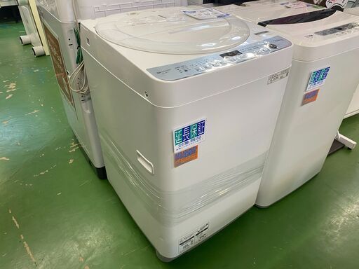 【愛品館八千代店】保証充実SHARP2022年製7.0㎏全自動洗濯機ES-GE7F-W
