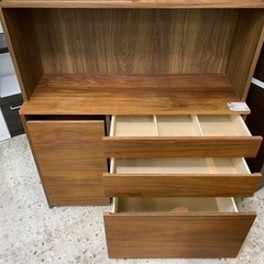 【愛品館 江戸川店 キッチンボード】MUJI（無印良品）2枚スライド扉 キッチンボード ID:151-007819-007