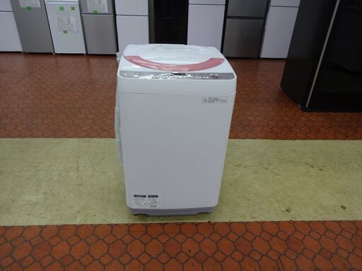 ID 330733　洗濯機　シャープ6K　２０１６年製　ES-GE60R-P