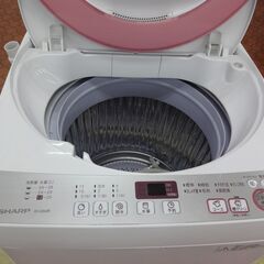 ID 330733　洗濯機　シャープ6K　２０１６年製　ES-GE60R-P