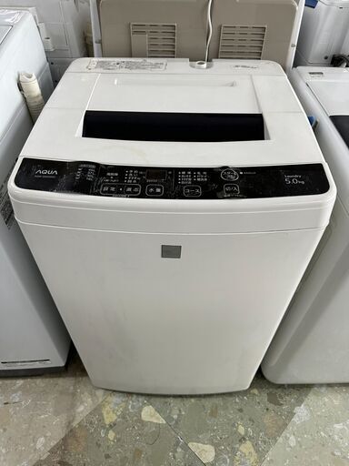 新生活SALE　アクア　5ｋｇ洗濯機　2016年製　リサイクルショップ宮崎屋住吉店　23.3.22　ｙ