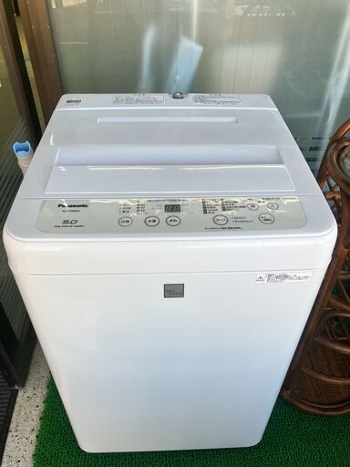 パナソニック 全自動電気洗濯機 NA-F50BE5 5.0kg 2018年製 幅562mm奥行572mm高さ880mm 美品 説明欄必読