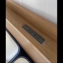 ニトリ　クイーンサイズ　ベッド　美品