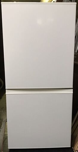 AQUA アクア 2ドア ノンフロン冷凍冷蔵庫 157L（冷蔵103L、冷凍54L） AQR-16G 2018年製 ホワイト