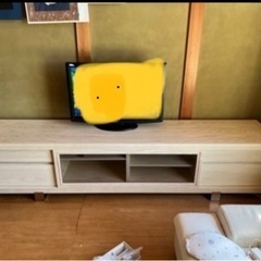 【取引の方決定いたしました】府中家具　一枚板テレビボード　天然無垢材