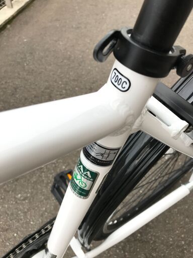 美品】クロスバイク ALLEGRESSE 700 ホワイト ※状態良好