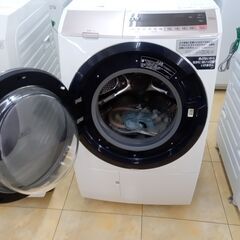 ☆ジモティ割あり☆ HITACHI ドラム式洗濯機 11Kg/6kg 19年製 動作
