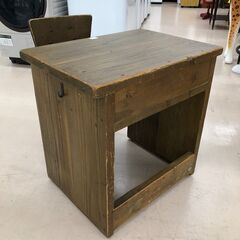 Wa418  ヴィンテージデスク／イスセット