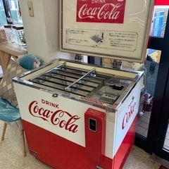 コカコーラ　レトロ自動販売機　ジャンク品
