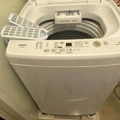 洗濯機　アクア2021年製AQW-V9MW