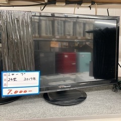 【激安】シャープ　24型　TV 2019年製