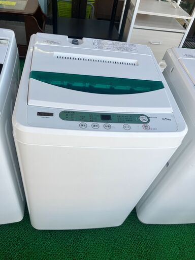 ヤマダ 全自動電気洗濯機 YWM-T45G1 4.5kg 2019年製 幅565mm奥行534mm高さ890mm 美品 説明欄必読