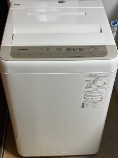 送料・設置込み　洗濯機　5kg Panasonic 2020年