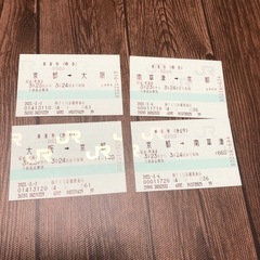3/23、24限定 南草津〜大阪往復割引切符