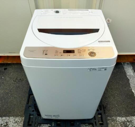 ■取引決定済■2021年製■シャープ 6.0kg 全自動洗濯機【抗菌・防カビ加工】ES-GE6E-T ブラウン系