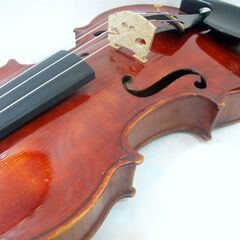 メンテ済み Ca 1890年 モダン フレンチ製 バイオリン 虎杢 4/4 モダンサウンド NICOLAS BERTHOLINI ラベル　よく鳴っています。素敵な音色 こだわり品 全国発送対応 モダン 中古 オールド バイオリン 名古屋近郊 愛知県清須市より 手渡し可能 管理（カ）T0122