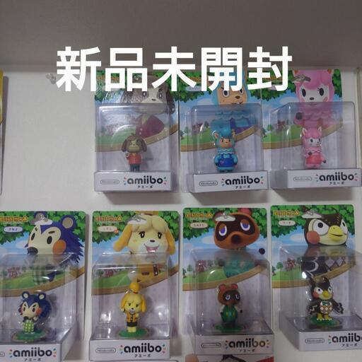 【売り切れ】新品未開封 amiibo どうぶつの森 たぬきち しずえ 他7種 フィギュア