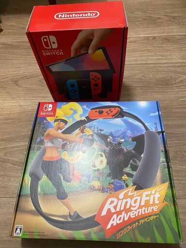Nintendo Switch　有機ELモデル　\u0026　リングフィットアドベンチャー