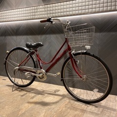 ブリヂストン24インチ自転車 赤