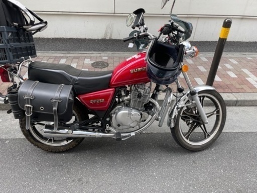 商談中)GN125H、走行14300km、タイヤスプロケット交換済み