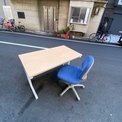 🌸 大阪市内配達設置無料 🌸机椅子セット🌸🌸保証有り