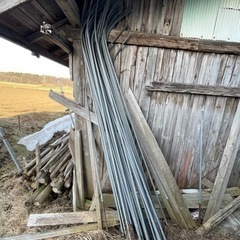 きゅうり　トマト　ハウスパイプ46本