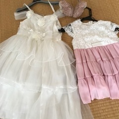 子ども用ドレス　耳当て